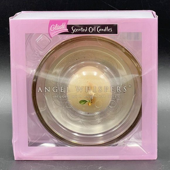 Glade Scented Oil Candles Angel Whispers Glass Holder Oil Candle 2 Refills - Picture 2 of 3